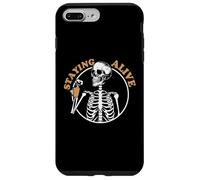 Staying Alive Skeleton Drink Coffee Baristas Coffee Lover Case for iPhone 7 Plus/8 Plus