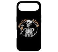Staying Alive Skeleton Drink Coffee Baristas Coffee Lover Case for iPhone Air