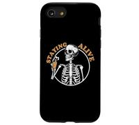 Staying Alive Skeleton Drink Coffee Baristas Coffee Lover Case for iPhone SE (2020) / 7/8