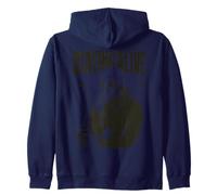 Staying Alive Skeleton Drinking Coffee Zip Hoodie