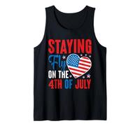 Staying Fly on the 4th of July Toddler Happy 4th of July Tank Top