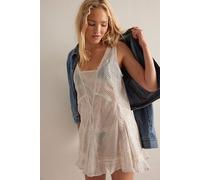 Staying Local Printed Slip by Intimately at Free People in Off White Combo, Size: Large - female