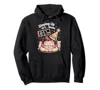 Staying Up Til 9 Funny New Year Bedtime Tired Pullover Hoodie