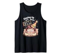 Staying Up Til 9 Funny New Year Bedtime Tired Tank Top