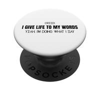 Stays Creed Doing What I Say Give Life To My Words SKZ PopSockets Adhesive PopGrip