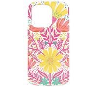 Stays Wild, Flower Child - Signatured Graphic Floral Art Case for iPhone 15 Pro
