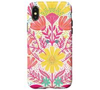 Stays Wild, Flower Child - Signatured Graphic Floral Art Case for iPhone X/XS
