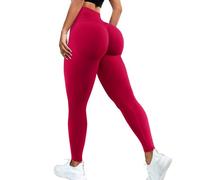 StaySlim Gym Leggings for Women Peach Lifting Leggings High Waisted Seamless Yoga Pants Scrunch Bums