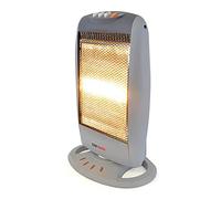 Lloytron 3 Bar Halogen Heater, Small, 1200 Watt, Grey (F2106GR)