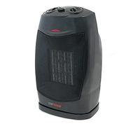 STAYWARM 1500w Oscillating PTC Ceramic Fan Heater, 1500w, 2 heat settings - Black - F2202BK