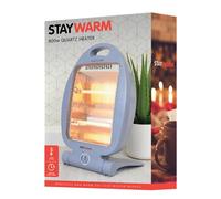 Staywarm 800W 2 Bar Quartz Heater - Grey