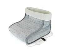 STAYWARM Foot Warmer - Electric - Stop Cold feet - Economical - Perfect Relaxation Gift - Comfy Fleece Lining - Soft and Breathable - Grey - F2891GR, Gray, One Size