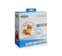 Staywell 400 Series Cat Flap - Magnetic Door - White