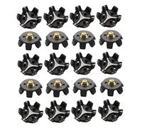 StaZamor 20PCS Golf Shoe Spike Replacement Studs, Golf Spikes for Shoes, Easy Install Traction Accessory, Improve Grip on Course