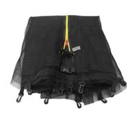 StaZamor 5FT Black Trampoline Safety Net Replacement for 6 Straight Pole Round Frames, Bounce Guard Enclosure Netting for Kids Safety