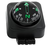 StaZamor Compass for Car, 2.6x2.2x2.1 Inch Accurate Pointing Car Compass Dashboard with Adjustable Angle, Easy Install for Travel and Camping.