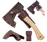 StaZamor Hatchet Sheath Hangable Protective Axe Sheath with Waist Buckle for Camping Gardening Lumberjack Outdoor Tool Storage and Safety Carrying