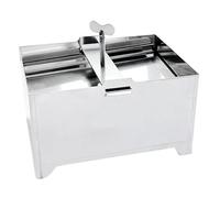 StaZamor Tofu Press, Sturdy Stainless Steel Tofu Mold with Drain Hole and Drip Tray, Maker Fast & Efficient Water Removal Paneer Press for Paneer/Cheese Making.