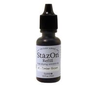 StazOn Ink Tsukineko Re-Inker, Timber Brown by StazOn Ink