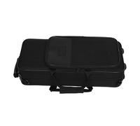 STBQHG Tenors Saxophone Case with Wheels and Backpack Strap Padded Shoulder and Handle for Transport Saxophone Travel Case