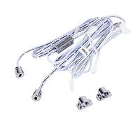 STBTECH Cabinet Door Open Activated Light Switch, DC 12V/24V Motion Sensor with 6ft Extension Cable for Cabinet Closet Wardrobe (Double Sensors)