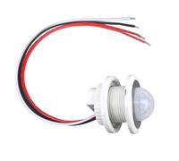 STBTECH DC 12V/24V Motion Sensor Light Switch,PIR Smart Infrared Human Body Detection,Adjustable Delay & Light Sensitivity,for LED Strip Lights,Cabinets,Closets,Wardrobes,Pantry,Under-Bed Lighting