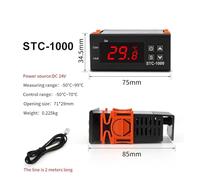 STC-1000 12V 24V 110-220V Digital Temperature Controller Thermostat Thermoregulator Incubator Relay LED 10A Heating Cooling(DC24V)