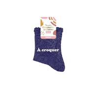 STC Children's Glitter Chewable Socks 3-6 Years Multicolored M