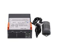 STC-3028 AC 220V DC 12V 24V Dual Digital Thermostat Temperature Humidity Controller Thermometer Hygrometer Incubator Controller (110-220V)