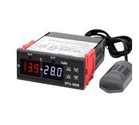 STC-3028 LED Digital Thermostat Temperature Controller Thermoregulator Relay Heating Cooling for Incubator AC 110-220V NTC(Ac100-220v)