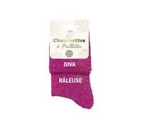 STC Glitter Socks Duo Diva Lesuse, Multicolored, M