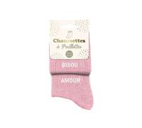 STC Glitter socks duo kiss love, Multicolored, M
