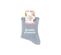 STC Glitter Socks for Children Love Bouille D'Amour, 3-6 Years, Multicolored, M