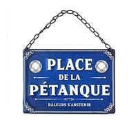 STC Metal Place de la Petanque Plaque