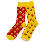 STC Pair of Mismatched Socks - Bruger Fries, Multicolored, One size