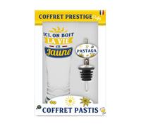 STC Pastis Glass and Pourer Set Ici on Boit La Vie en Jaune