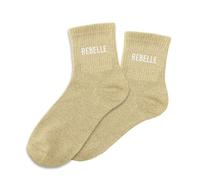 STC, Sequin Socks - Rebelle, Gold, One Size, gold-coloured, One size