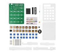 STC89C52 Microcontroller Digital Calculator Kit - DIY Electronic Assembly Kit for Soldering Practice & Resistor Color Code Conversion, ABS Shell, Green