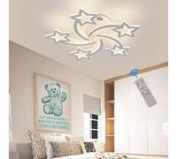 STCH Kids Ceiling Lights, Dimmable LED Ceiling Lights 56W, Flush Ceiling Light 5-Star Shape with Remote, Ceiling Lighting for Children’s Room Bedroom Baby Room Kitchen Hallway Balcony, 3000-6000K