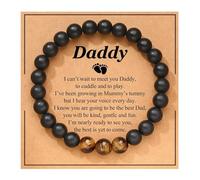 STCORPS7 Father To Be Fathers Day Gift, First Father's Day Gifts for New Dad, First Time Dad Gifts, New Dad Gifts for Men, Dad to be Bracelet Birthday Christmas Gifts for New Dad (New daddy)