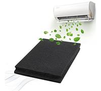 STCRERAG 2 Pcs Cut-to-Fit Carbon Pad Universal Activated Carbon Filters Removes Odor Sponge Filter Air Filter Compost Bin Filters Replacement for Air Purifiers Air Conditioner