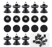 STCRERAG 20 Pcs Car Interior Door Card Trim Clips, Auto Fasteners Door Panel Mounting Clips Car Panel Mounting Trim Clip Durable Plastic Bumper Fastener Clip for T5, A1, A4, A5, A6 Door Trim Panels