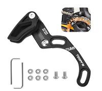 STCRERAG Chain Guide Single-disc Mountain Bike Chain Guide MTB Bike Chain Guard 7075 High-strength Aluminum Alloy Bicycle Chain Protector with 2 screws and 6 washers for Most Road Mountain Bikes