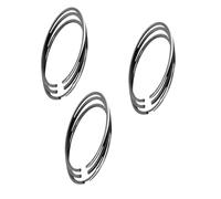 STD 78mm Piston Ring Set 3Pcs Compatible with Mitsubishi K3H Engine 3L