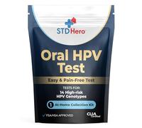 STD Hero at-Home Oral HPV Test - Easy & Convenient Oral Human Papillomavirus Test…