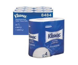 Std Paper Wc Roll 4-PLY WHT PK24