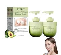 STDEI Luxurious Collagen Firming Cream, Luxurious Collagen Cream, STDEI Collagen Firming Lotion Body Moisturizer Lifts, Firms, & Tightens For Younger Looking Skin, For All Skin Types (2 Bottle)