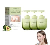 STDEI Luxurious Collagen Firming Cream, Luxurious Collagen Cream, STDEI Collagen Firming Lotion Body Moisturizer Lifts, Firms, & Tightens For Younger Looking Skin, For All Skin Types (3 Bottle)