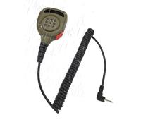 stdgove 2.5mm Ptt Speaker Mic Shoulder Lapel Microphone for Motorola Talkabout Walkie Talkie mh230r fr60 mr350r t470 t380 t100 t200tp t260tp t2xx t460 t600 h2o t605 t7100 t472 t800 t6530 (Tan)