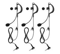 stdgove 3.5mm Wired Earpiece Coach Sideline Football Headset Referee Coaching Headphone with Boom Open Mic Microphone Intercom Commnication Earphone Coms Ear Piece for Ejeas v4 v6 pro(in Ear)